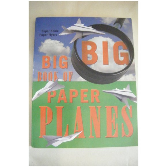 Big Book of Paper Planes Paperback STEM Construction Pilot Airplanes - Picture 1 of 7
